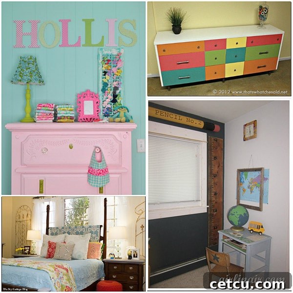 DIY bedroom and nursery decor projects