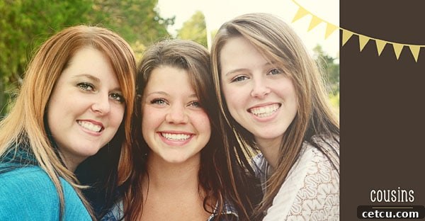 Cousins enjoying a fun moment