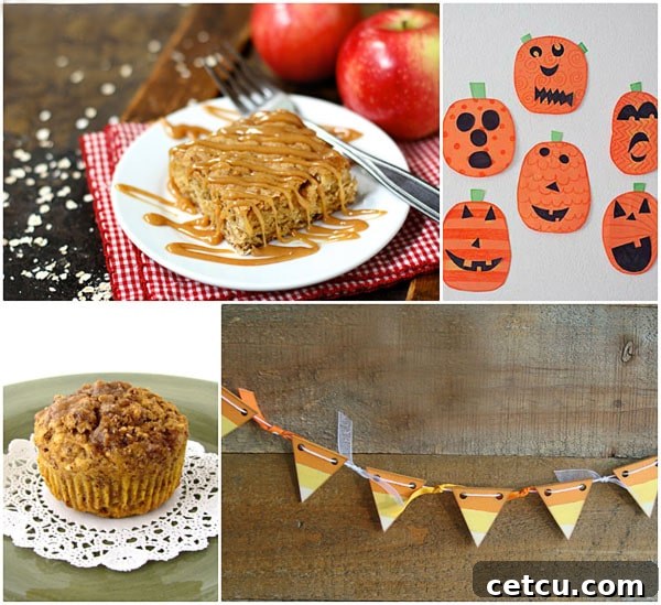 A curated selection of autumn-inspired treats and crafts for the fall season at TidyMom.net
