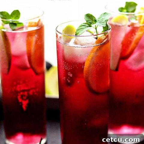 Delicious Apple Pomegranate Spritzers are fizzy, fruity and full of antioxidants (hello pomegranate!) and non-alcoholic. You could swap out the lemon-lime soda for white wine if you'd prefer a boozy version. Perfect for any occasion! Print simple and refreshing cocktail recipe at TidyMom.net