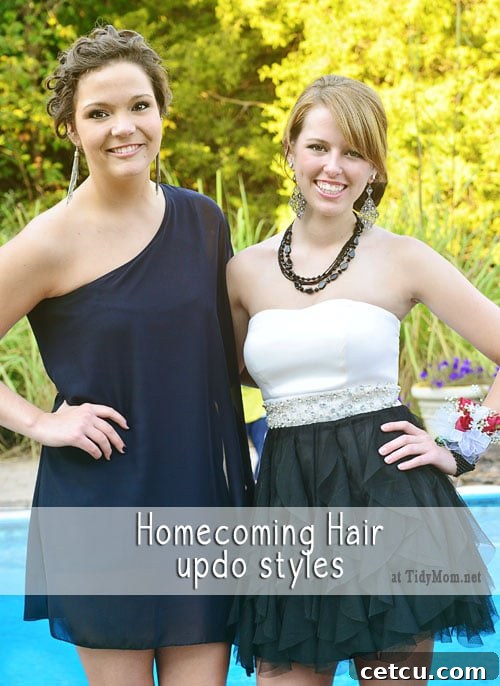 Stunning Homecoming Hairstyles by a professional stylist for an elegant look