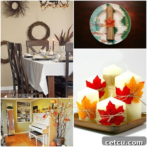 Thanksgiving Crafts ideas for home decor and festive activities