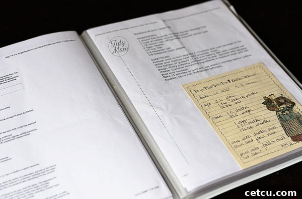 Holiday Party Recipe book at TidyMom.net