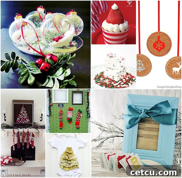 Merry Christmas Ideas for handmade ornaments, festive cupcakes, DIY decor, and party fun.