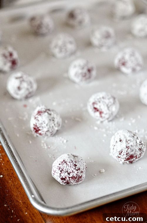 Red Velvet Gooey Butter Cookies