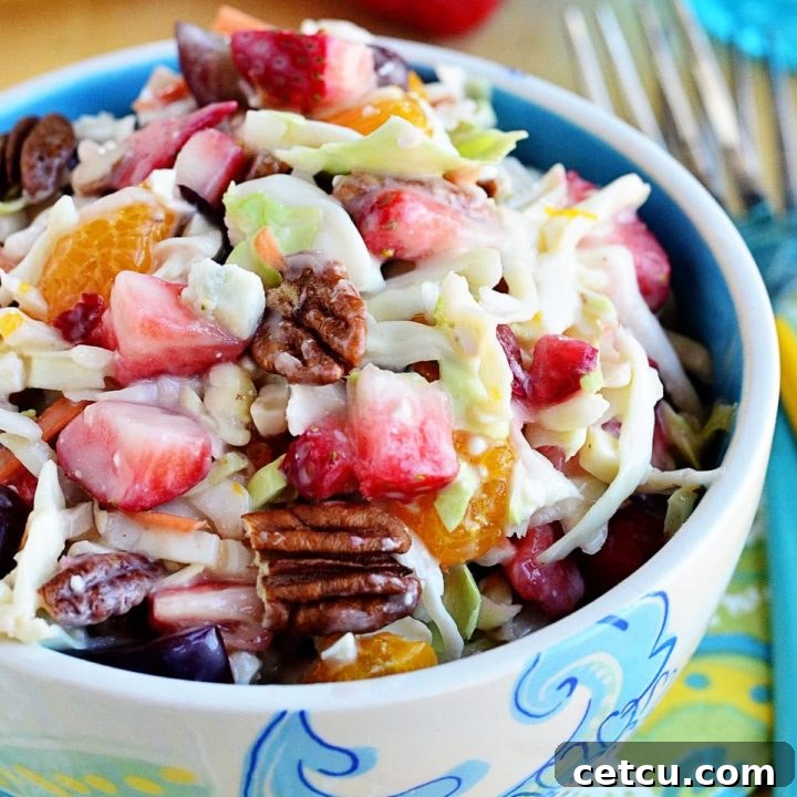 Delicious Fruit and Nut Slaw recipe image