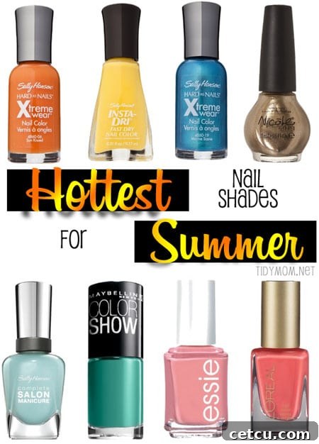 Hottest Nail Shades for Summer Pedicures