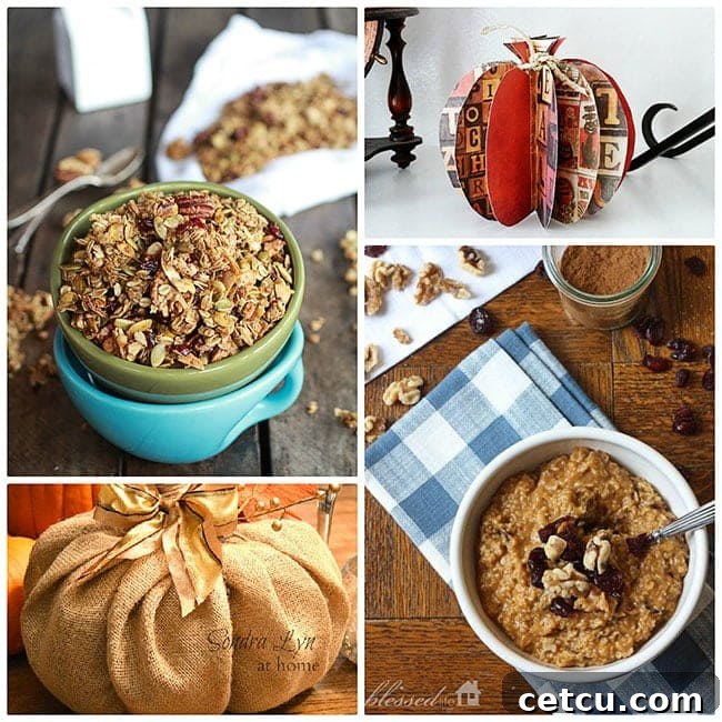 12 Fall Treats and Crafts at TidyMom.net