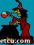 A festive witch is brewing up some fun at TidyMom.net