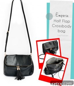Emperia Selma Half Flap Crossbody Purse from StitchFix at TidyMom.net