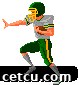 football player running