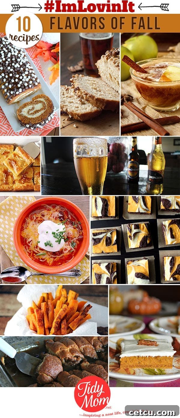 10 Fall Flavor recipes to warm you for the changing season! at TidyMom.net #ImLovinIt