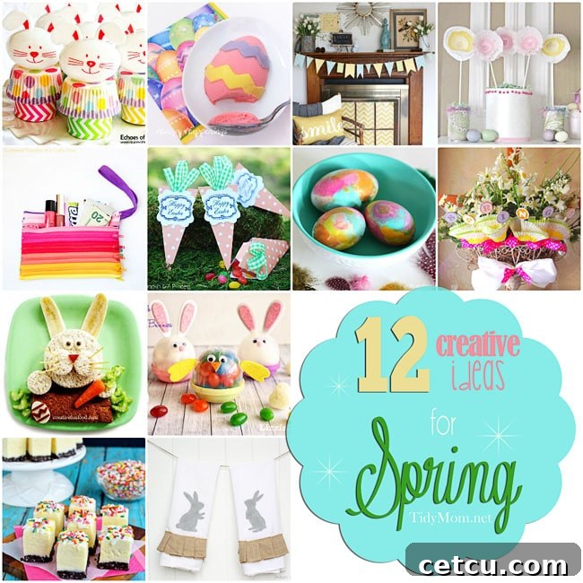 12 Creative Ideas For Easter and Spring at TidyMom.net