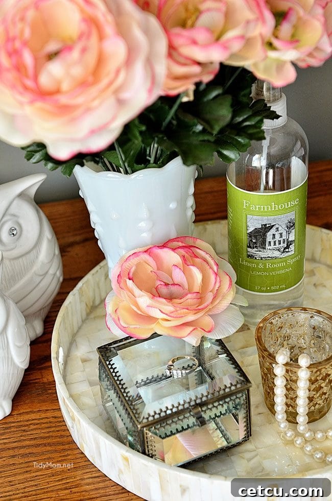 Spring Bedroom - Love the Home You have --learn more at TidyMom.net
