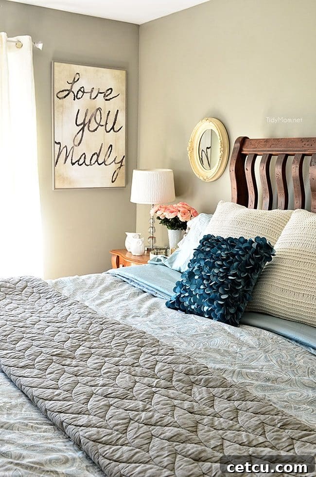 Spring Bedroom - Love the Home You have --learn more at TidyMom.net