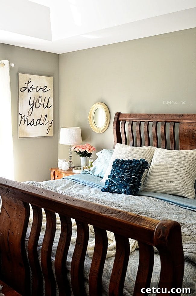 Spring Bedroom - Love the Home You have --learn more at TidyMom.net