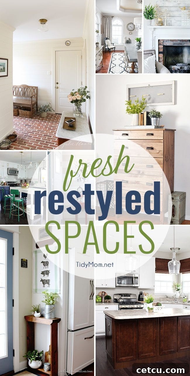 Space Reimagined 2 Press the reset button on your decor. Need a little inspiration? These 8 Fresh Restyled Spaces should get your home decor creative juices flowing!