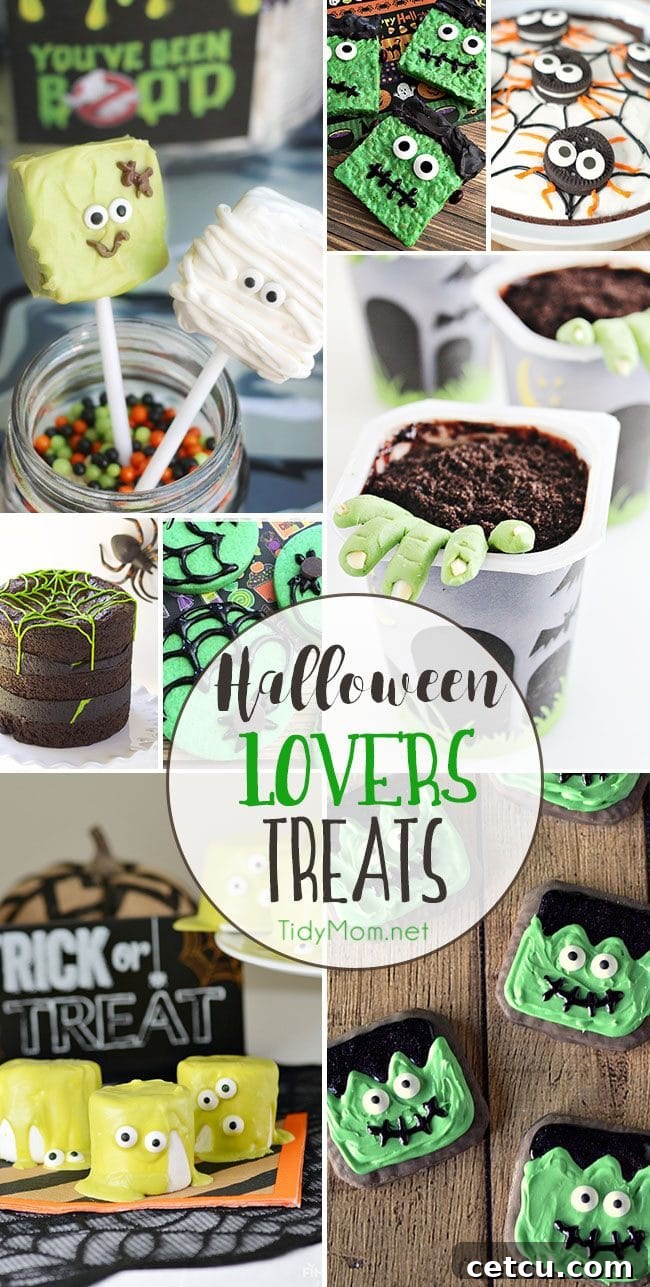 Halloween Lovers Treats are spooky, fun, creepy, and crawly Great for parties or trick-or-treat!