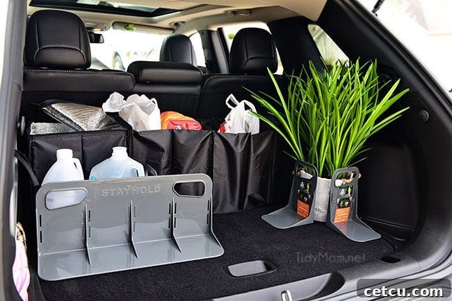 Car organization tools for a clutter-free vehicle interior.