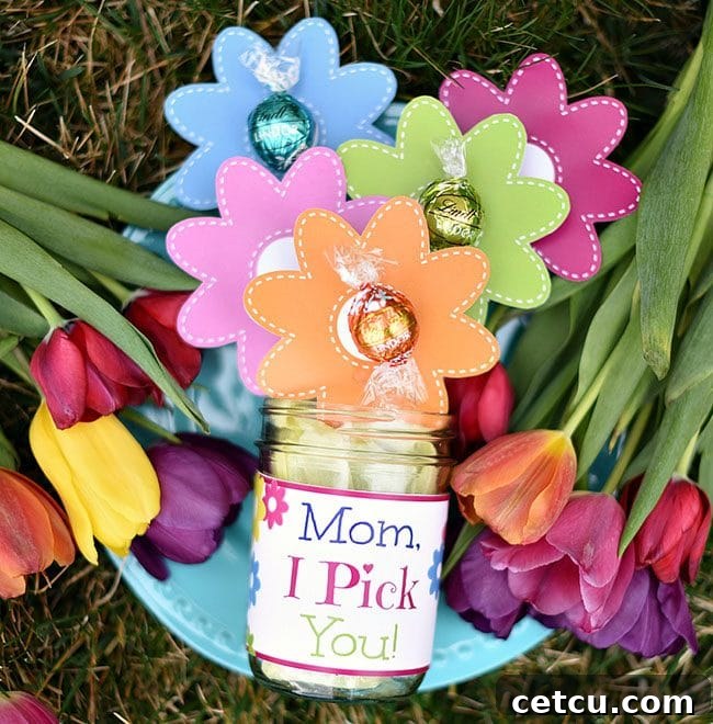 Mother’s Day Brunch Meal Plan recipes, printables and decor at TidyMom.net - Mother’s Day Chocolate Flowers Bouquet Gift for Mom