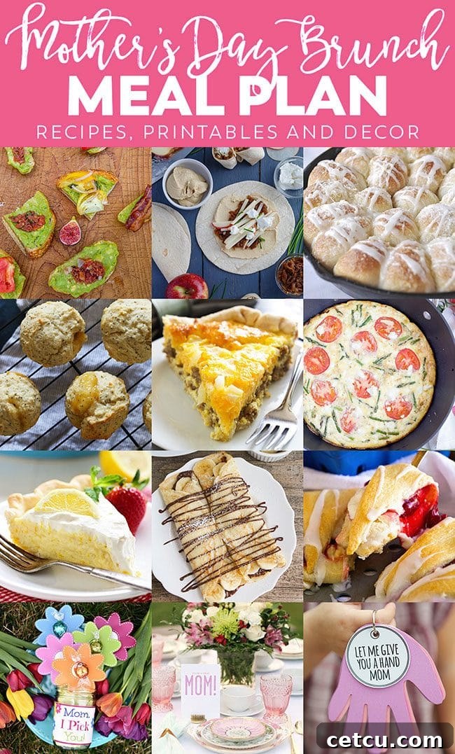 Whether you are a mother or you are celebrating a mother, I have a Mother's Day Brunch Meal Plan to help make Mom feel special. From appetizers and mains to desserts, Mother's day gifts and decor. Find everything you need at TidyMom.net