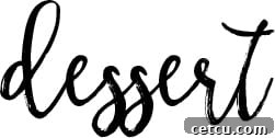 Header image for Desserts & Sweet Treats section of the meal plan.