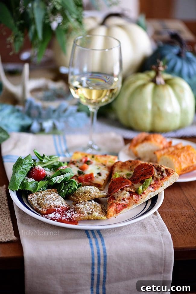 all entertaining pizza dinner pic