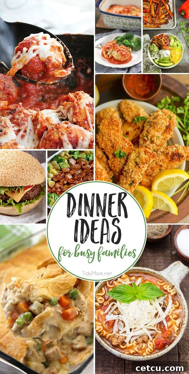 Explore a wide array of Dinner Recipes for Busy Families at TidyMom.net, offering quick, delicious, and easy meal solutions for hectic schedules.