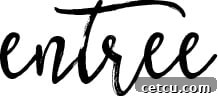 Holiday Entree graphic, featuring an image of a cooked turkey, signaling the main course section.