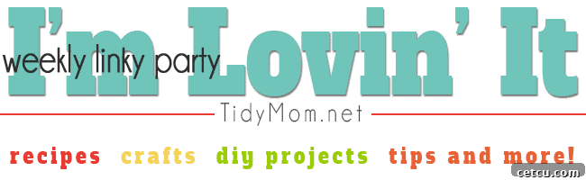 I'm Lovin It Party at TidyMom.net every week!