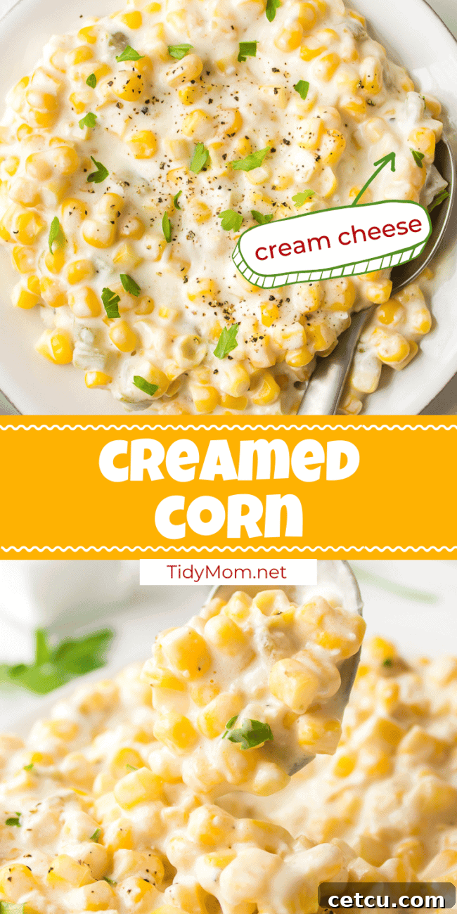 Easy Creamy Corn collage