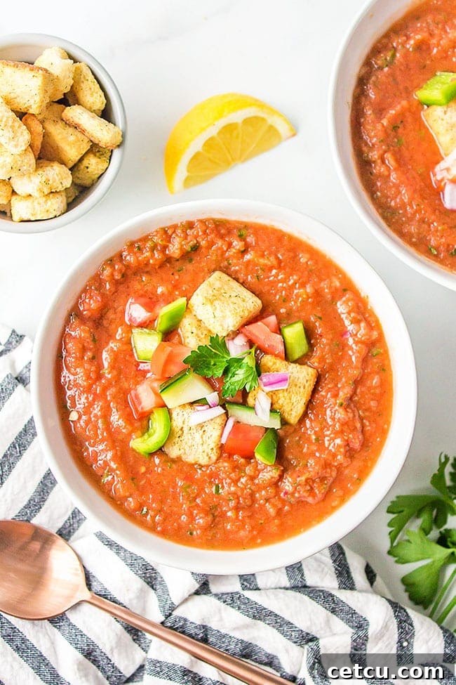 gazpacho recipe without bread
