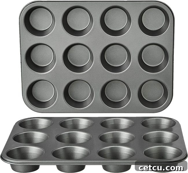 12- cup muffin pans