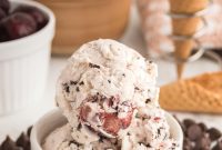 Cherry Garcia No-Churn Ice Cream Recipe (Quick & Creamy)